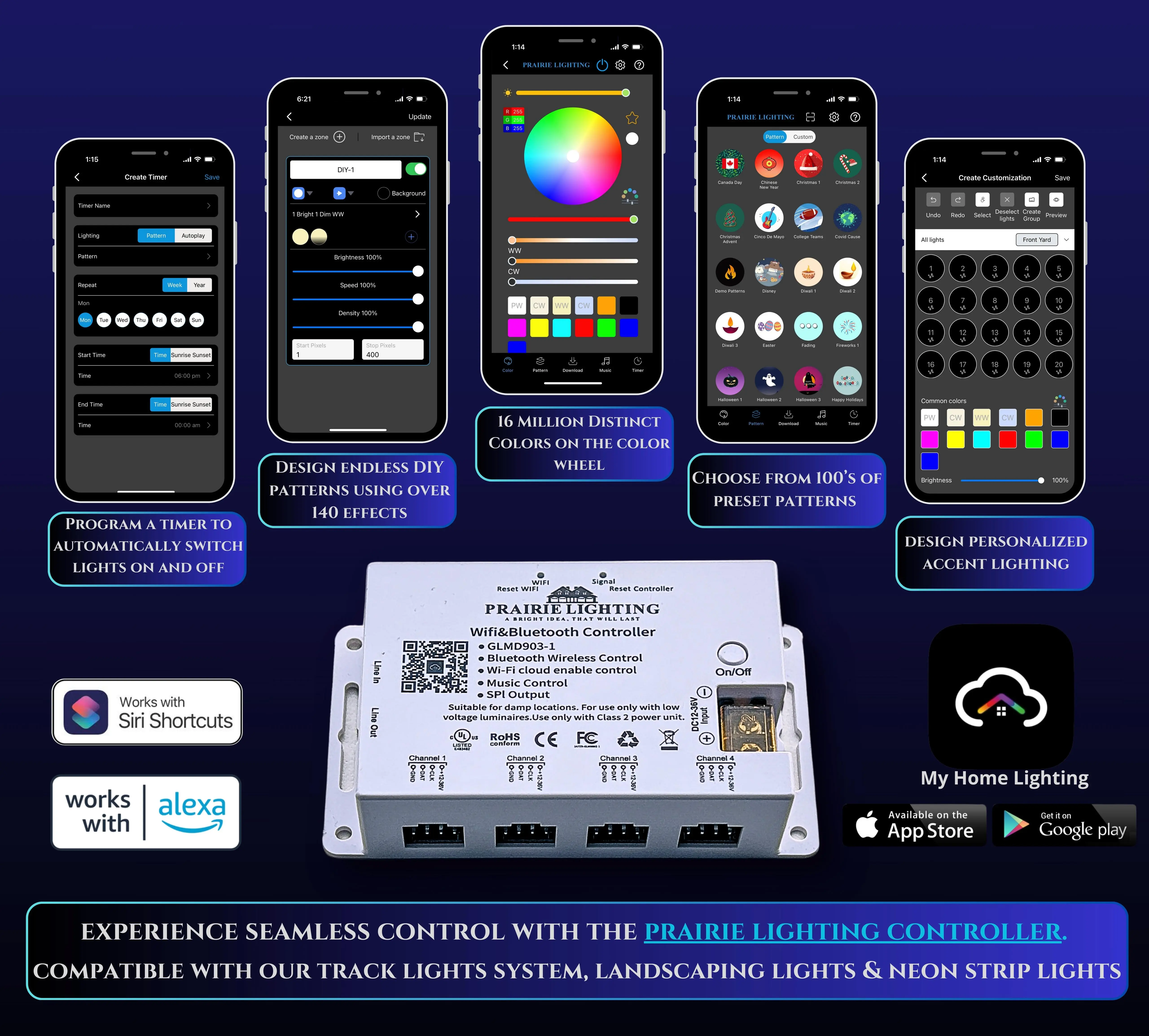 Prairie Lighting Controller - Color Options