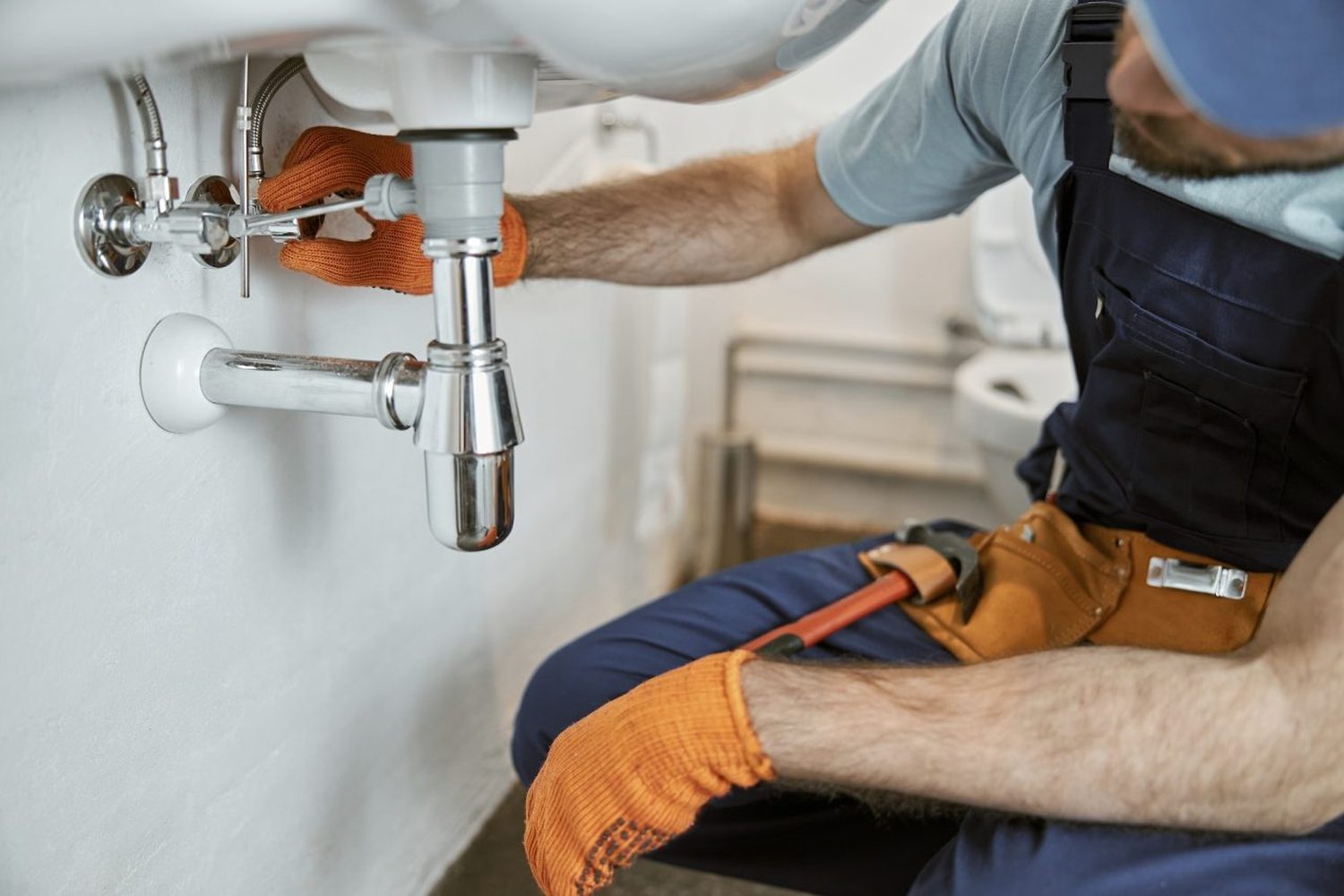 Sewer line repairs